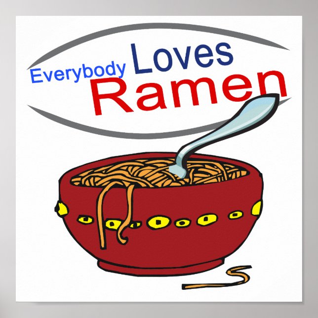 Alla Kärlek Ramen Parody Poster (Framsidan)