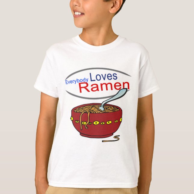 Alla Kärlek Ramen Parody T-shirt (Framsida)