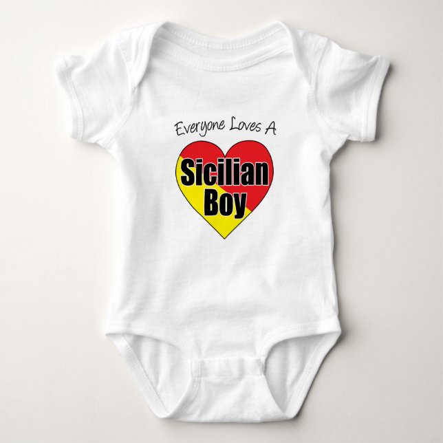 Alla Kärlek Sicilian Boy Tee Shirt (Framsida)