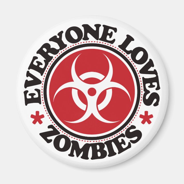 Alla Kärlek Zombies - Röda Magnet (Framsidan)