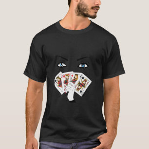 Alla kasinokörer som spelar sin handkortsspelare b t shirt
