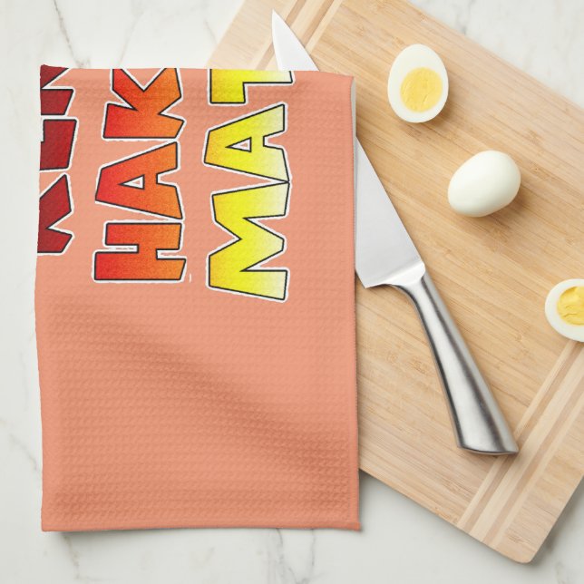 Alla Kenya Hakuna Matata Kökshandduk (Vikt i Fjärdedel)