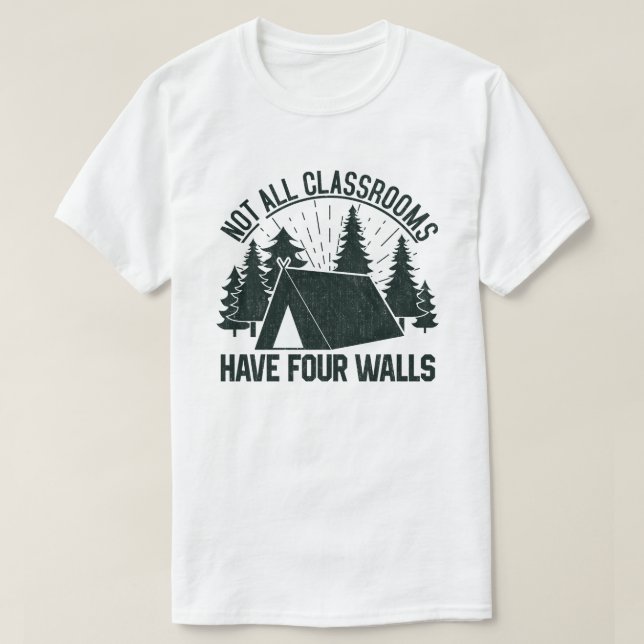 Alla klassrum har inte fyra väggar. t shirt (Design framsida)