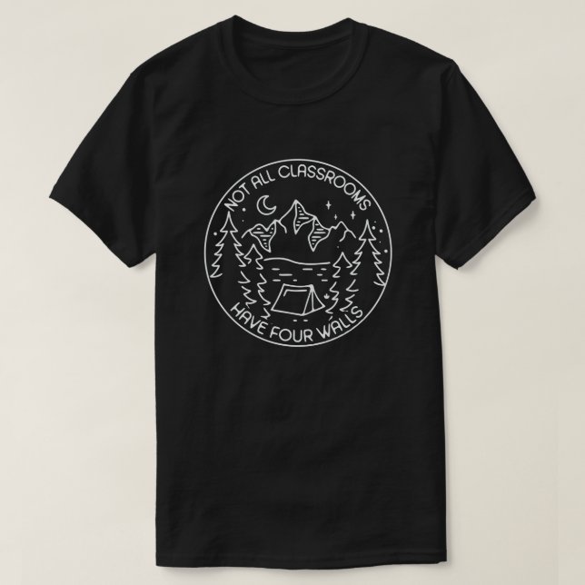 Alla klassrum har inte fyra väggar. t shirt (Design framsida)