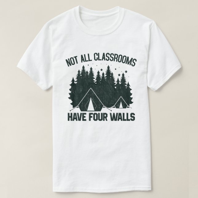 Alla klassrum har inte fyra väggar. t shirt (Design framsida)