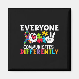 Alla Kommunicerar Olika Talterapi  Magnet