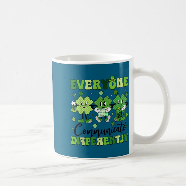 Alla kommunicerar olika talterapi st kaffemugg (Höger)