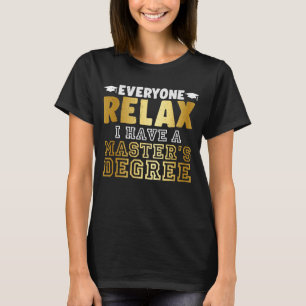 Alla kopplar av, mig har en filosofie t shirt