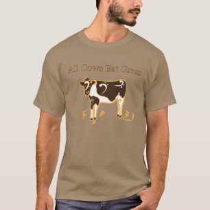 Alla kor äter gräsbasklavpride! t-shirt