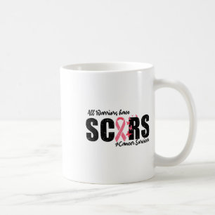 Alla krigare har Scar Bröstcancer överlevande Fig Kaffemugg