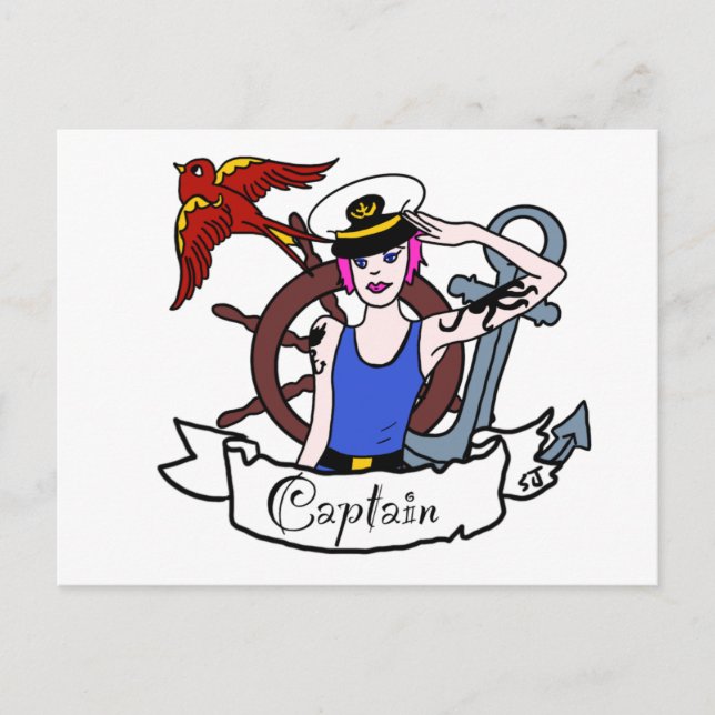 Alla kroppssjömän sitter fast vykort (Framsida)