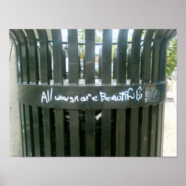 alla kvinnor är beatiga poster (Framsidan)