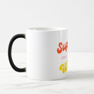 Alla kvinnor i mars är kvinnohistoriens månad - magisk mugg