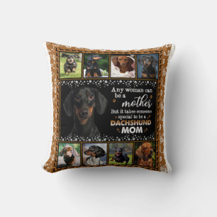 Alla kvinnor kan vara en Dachshund Mamma Hund Blan Kudde