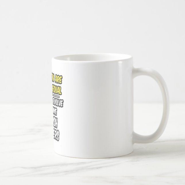 Alla kvinnor Skapas lika.. spanska lärare Kaffemugg (Höger)