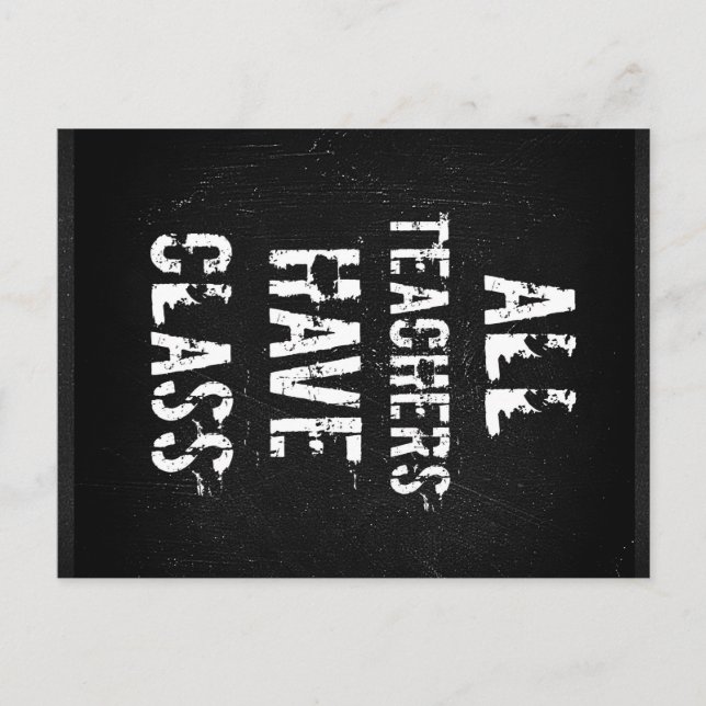 ALLA LÄRARE HAR KLAS Kort (Framsida)