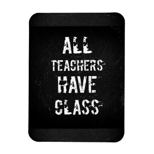 ALLA LÄRARE HAR KLAS Magnet (Vertikal)