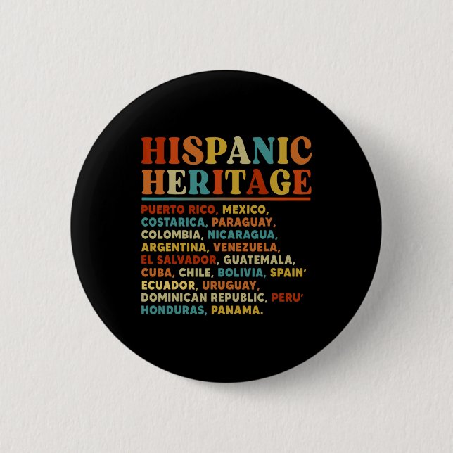 Alla latinska Land latino-latinamerikanska kultura Knapp (Framsida)