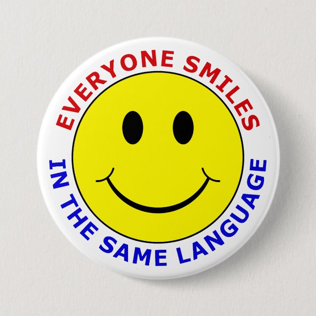 Alla leker på samma språk knapp (Framsida)