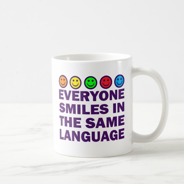 ALLA LER I DET SAMMA SPRÅKET KAFFEMUGG (Höger)