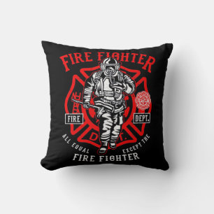 Alla lika förutom brandkämparen kudde