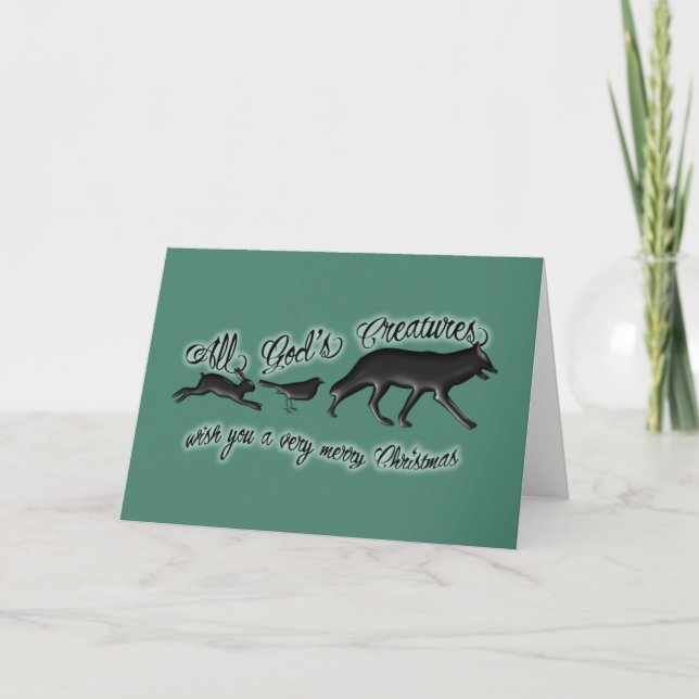 Alla lilla varelser som är underbara och… helgkort (Framsida)