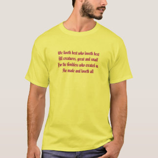 Alla lilla varelser som är underbara och t-shirt
