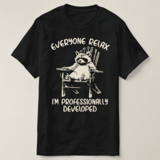 Alla Lugna Jag Är Professionellt Utvecklad Tvättbj T Shirt