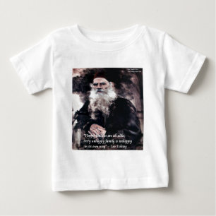 Alla lyckliga familjer är varandra lika. t-shirt