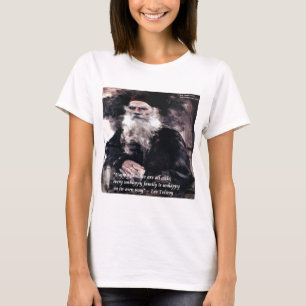 Alla lyckliga familjer är varandra lika. t-shirt