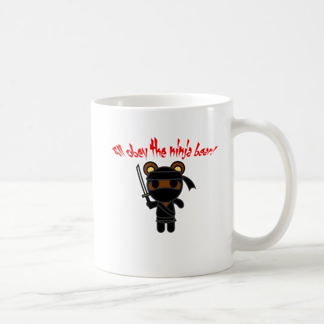 Alla lyder den Ninja björnen Kaffemugg (Höger)