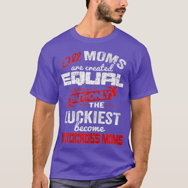 Alla Mammor Skapat jämlika men bara Mammor T Shirt (Framsida)