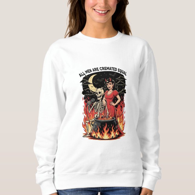 Alla Män Är Kremerade Lika T Shirt (Framsida)