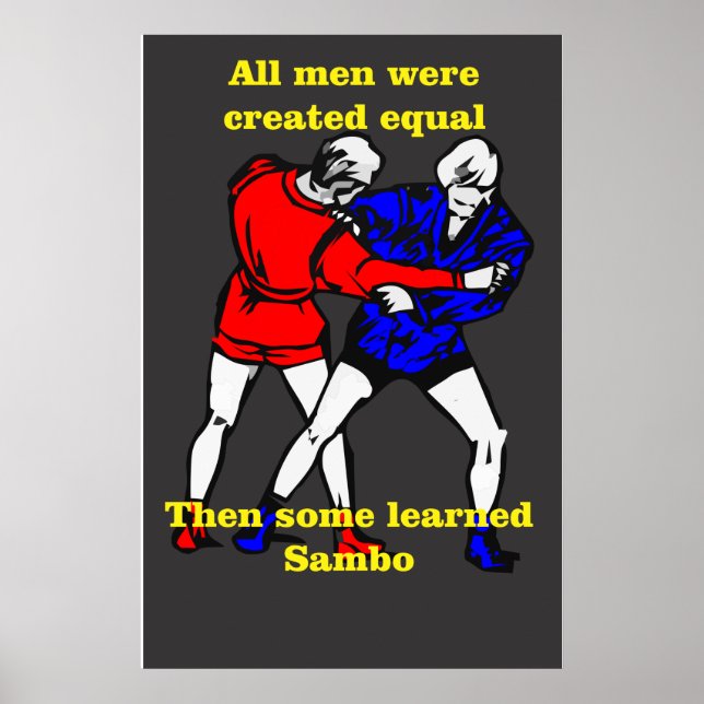 Alla manar skapades likaSedan lärde sig några Samb Poster (Framsidan)