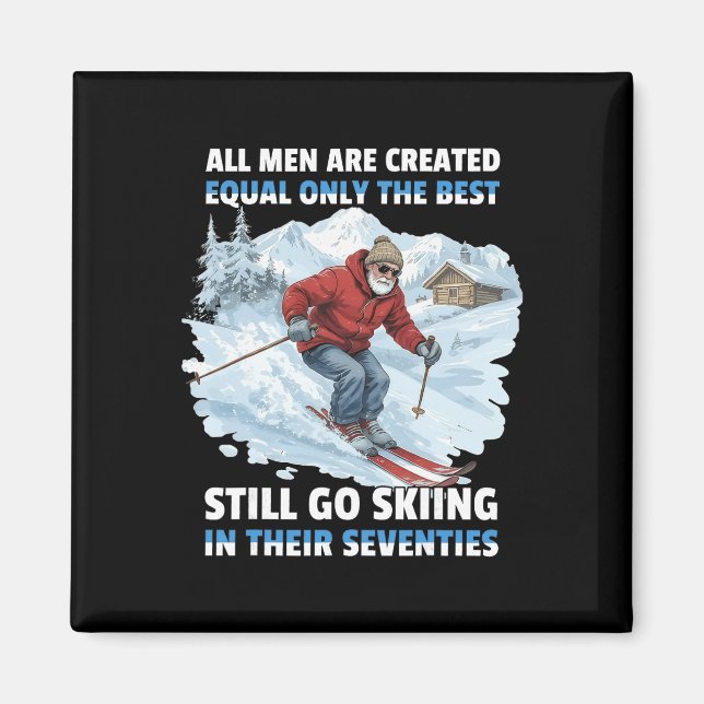 Alla människor är skapade lika Endast de bästa går Magnet (Framsidan)