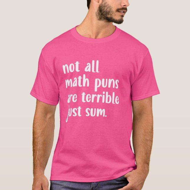 Alla matematikstraff är inte avskyvärda bara summa t shirt (Framsida)
