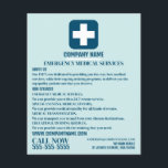 Alla medicinska Färg-tecken, EMT, Sjukvårdare Flygblad<br><div class="desc">Läkemedelssymboler för Färg,  EMT,  reklamfällor för Sjukvårdare från Affärskortet Store.</div>