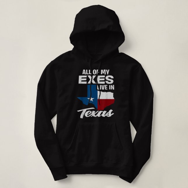 Alla mina ägodelar bor i Texas... T Shirt (Design framsida)