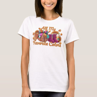 Alla mina favoriter Färg T Shirt