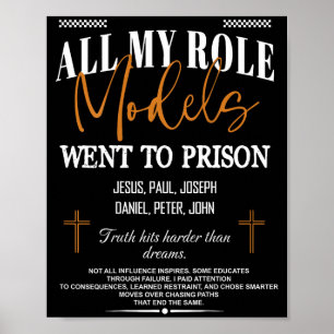 Alla mina förebilder hamnade i fängelse - Jesus på Poster