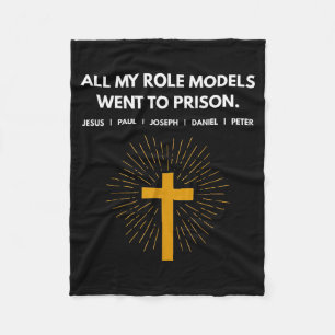 Alla mina förebilder hamnade i fängelse Jesus roli Fleecefilt