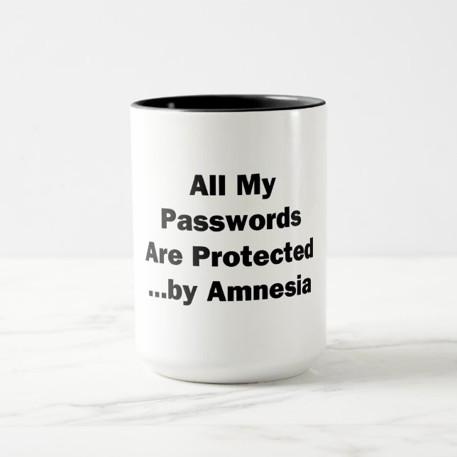 Alla mina lösenord är skyddade...från Amnesia Mugg (Center)