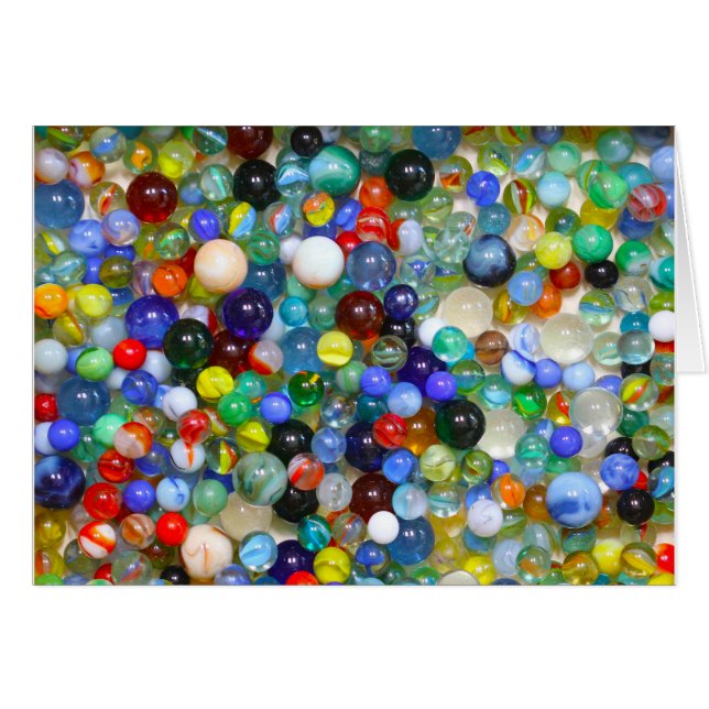 Alla mina Marbles Hälsningskort (Framsidan Horizontal)