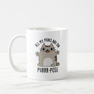 Alla mina puns är på den lättfunna katten Pun. Kaffemugg