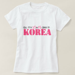 Alla mina X- och O:er finns i Korea T-shirt