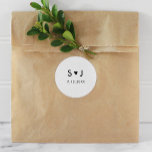ALLA Minimalistiska Bröllop Runt Klistermärke<br><div class="desc">All Collection - en bedövande och minimalistisk samling med ett modernt kalligrafteckensnitt som är både chic och snyggt. Den här samlingen erbjuder en tidslängd och elegant som är perfekt för alla evenemang, från bröllop till babyduschar och allt däremellan. Förbered den eleganta och sofistikerade uppsamlingen av Everleigh och få evenemanget att...</div>