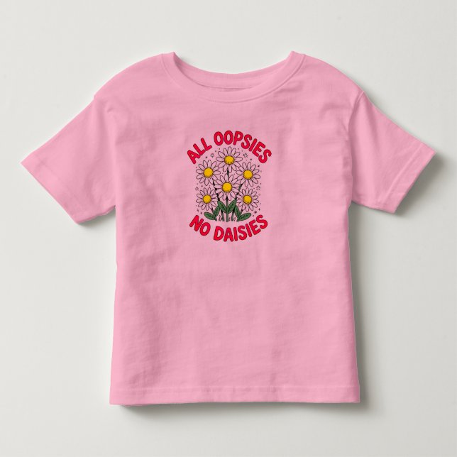 Alla missar, inga blommor är roliga t shirt (Framsida)
