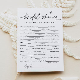 ALLA Möhippor, Fyll i tomrum Inbjudningar