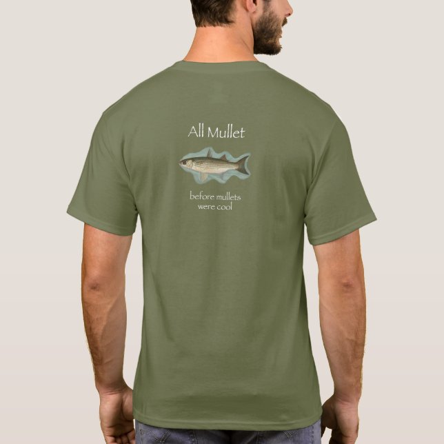 Alla mullet före mullet var Coola T Shirt (Baksida)