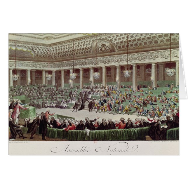 Alla nationalförsamlingen avsäga sig privilegierar hälsningskort (Framsidan Horizontal)